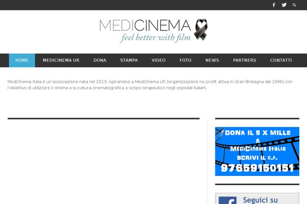 Site using BNS Corner Logo plugin