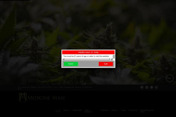 Site using Age-gate plugin