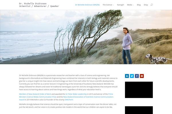 Divi theme site design template sample