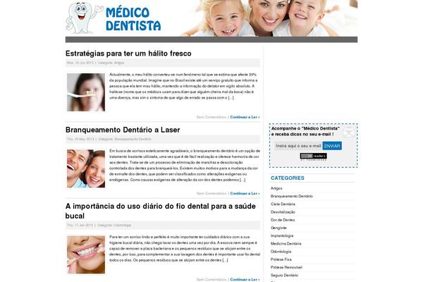 Medico theme site design template sample