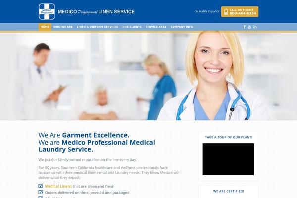 Enfold theme site design template sample