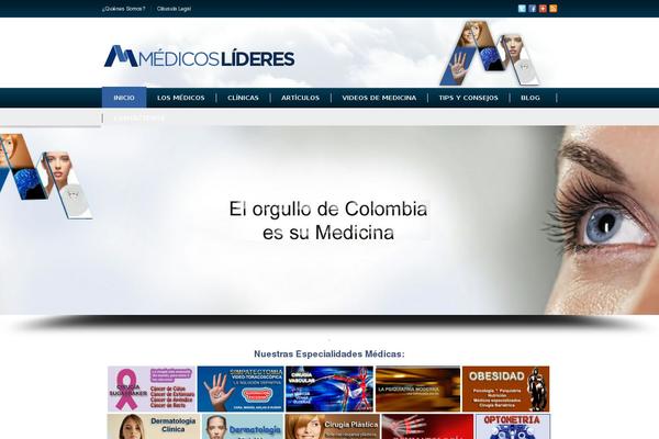 Business News theme site design template sample