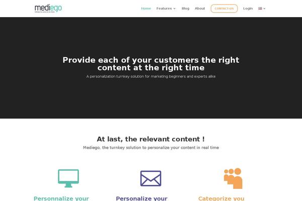 Site using Divi-100-article-card plugin