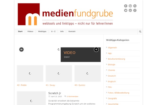 Modernize theme site design template sample
