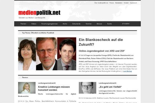 medienpolitik.net site used Defacto
