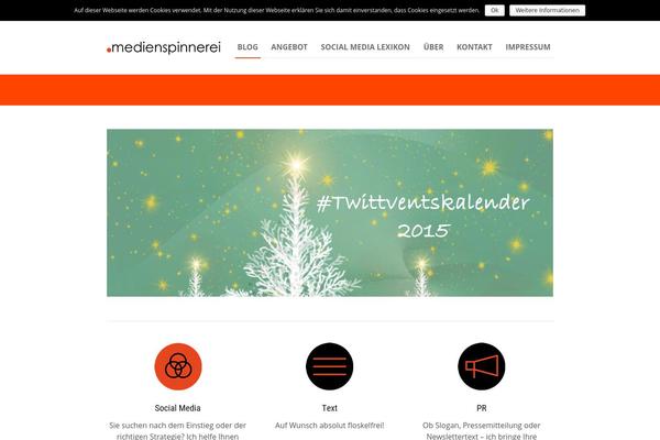 Maxima theme site design template sample