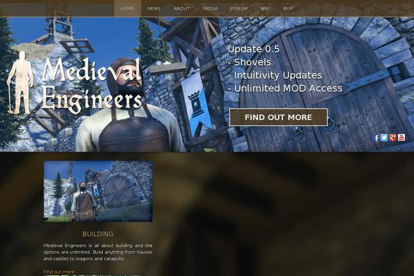 Custom theme site design template sample