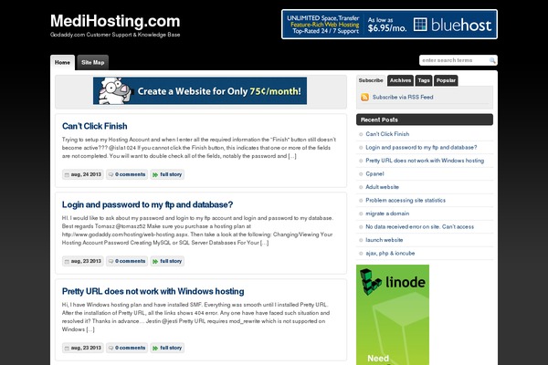 medihosting.com site used Wp Chatter