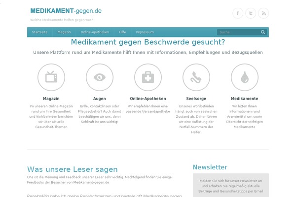 Healthpress Theme theme site design template sample