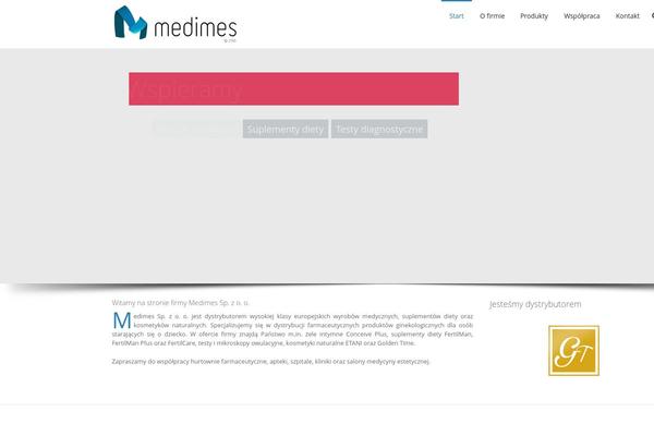Infinite theme site design template sample