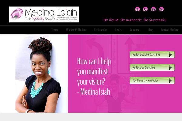 Sienna theme site design template sample