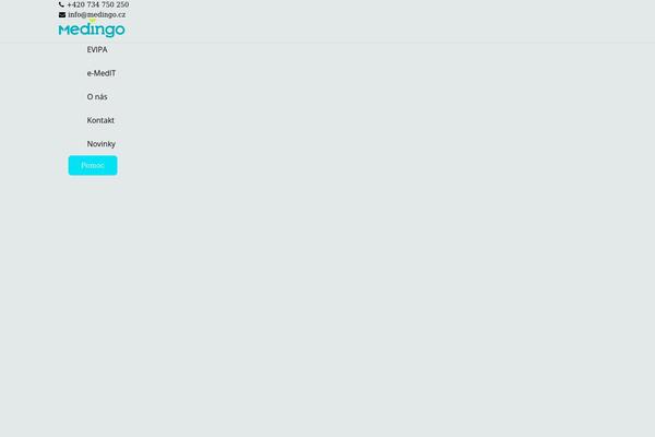 medingo.cz site used Impreza