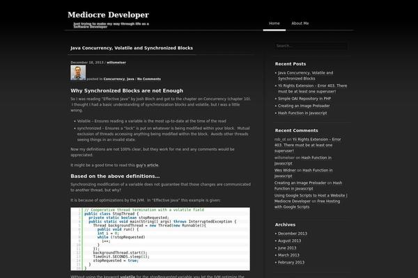 Site using SyntaxHighlighter Evolved plugin