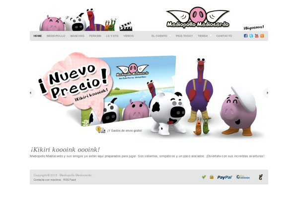 mediopollomediocerdo.com site used Organic_portfolio_gray