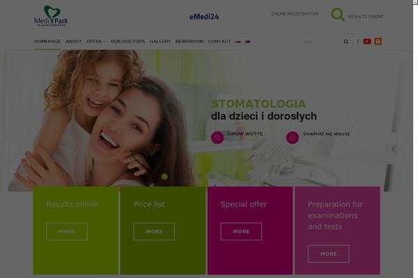 Medicare theme site design template sample