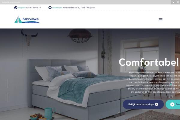 HolaMed theme site design template sample