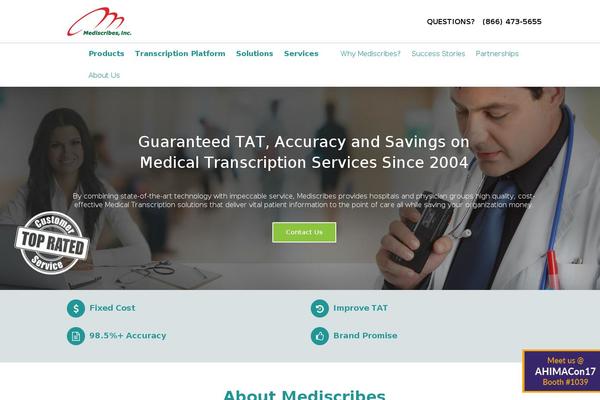 mediscribes.com site used Mediscribes