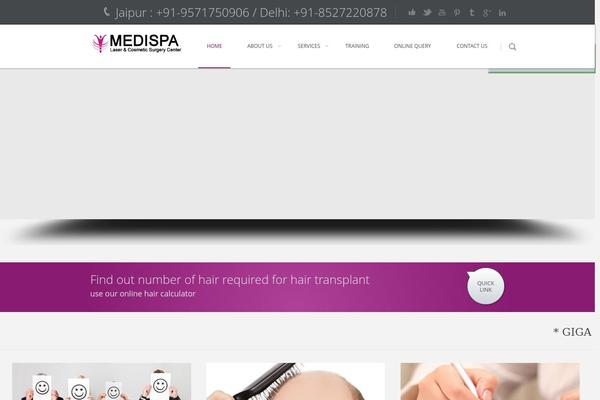 Circles theme site design template sample
