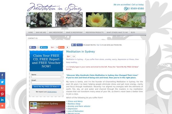 meditationinsydney.com site used Meditation