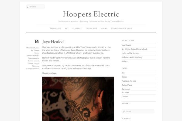 Elemin theme site design template sample