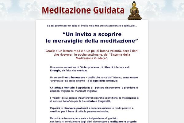 meditazioneguidata.it site used Meditazioneguidata