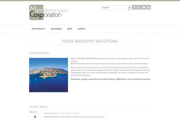 Azul theme site design template sample