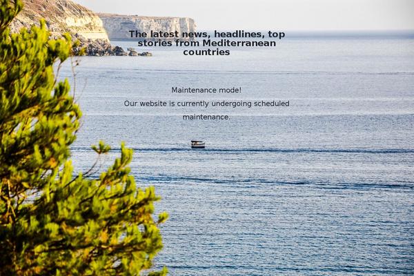 Site using WP Maintenance Mode plugin