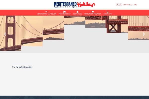 Travelo theme site design template sample
