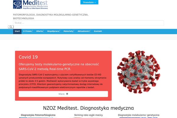 Customify theme site design template sample