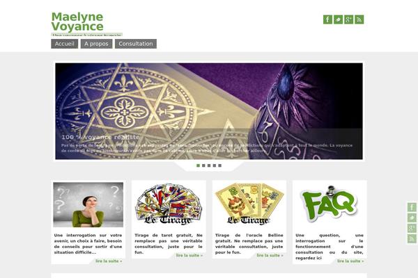 Parabola theme site design template sample
