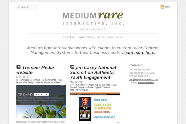 Elemin theme site design template sample