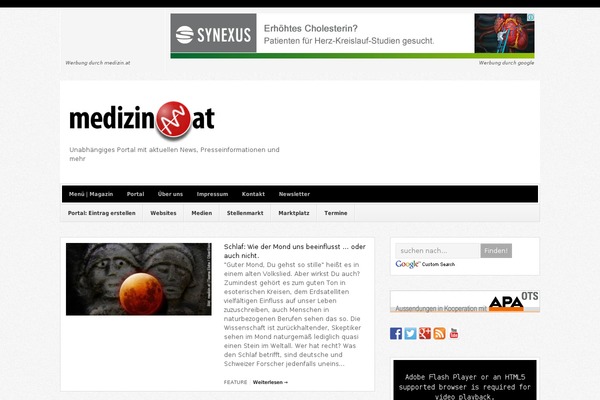 medizin.at site used WP-Bold v.1.09