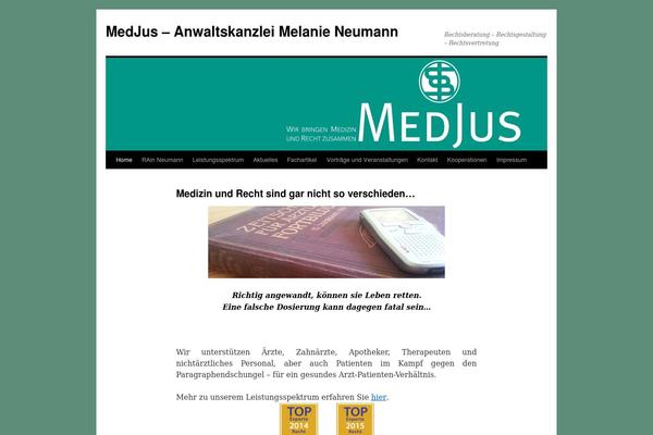 Twenty Ten theme site design template sample