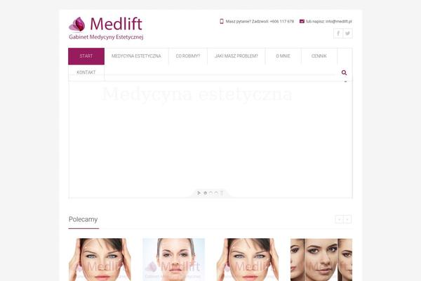 MediCure theme site design template sample