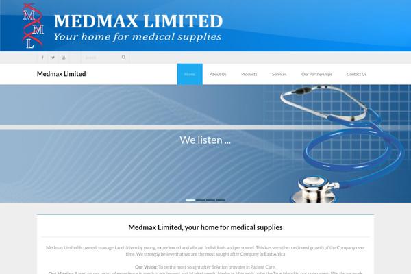 Melos theme site design template sample