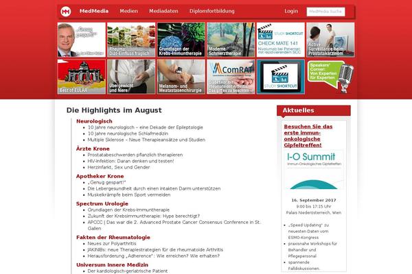 medmedia.at site used Medmedia