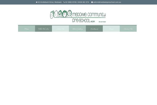 medowiepreschool.com.au site used Merindah