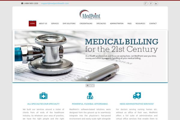 SoulMedic theme site design template sample