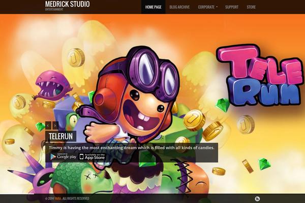 Lensa theme site design template sample