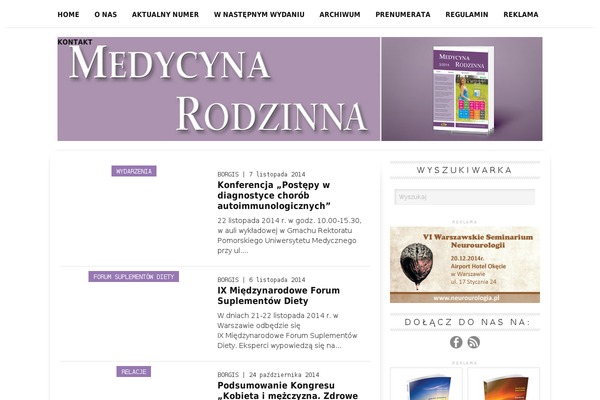 medrodzinna.pl site used Borgis