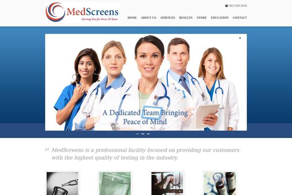 Care theme site design template sample