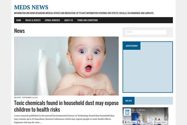 MH Newsdesk lite theme site design template sample