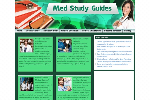 Lifestyle theme site design template sample