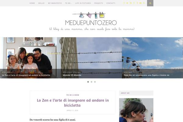 Hemlock Child theme site design template sample