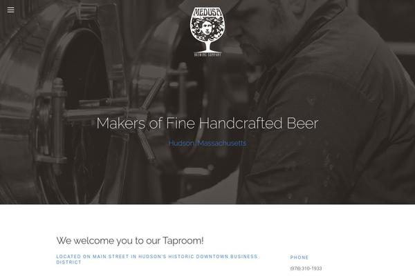 Opus theme site design template sample