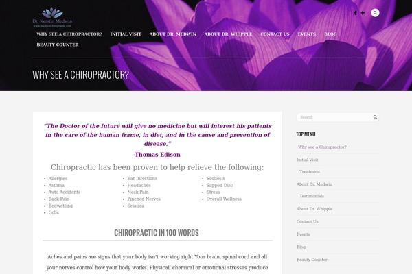 Porcelain theme site design template sample