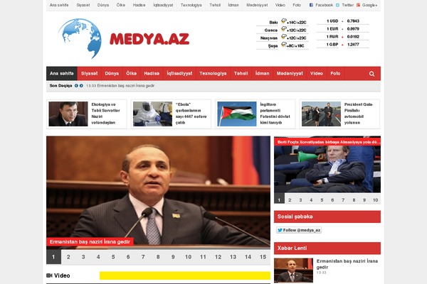 medya.az site used Medya