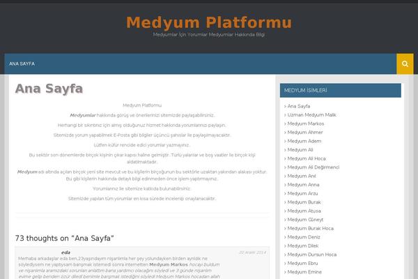 Synapse theme site design template sample