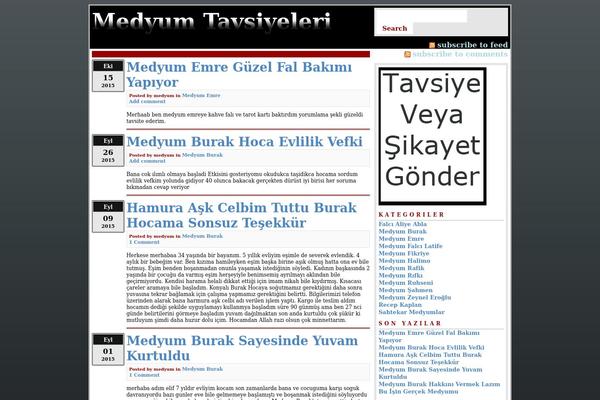 medyumtavsiyeleri.com site used JaS Personal Publisher