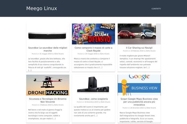Current theme site design template sample